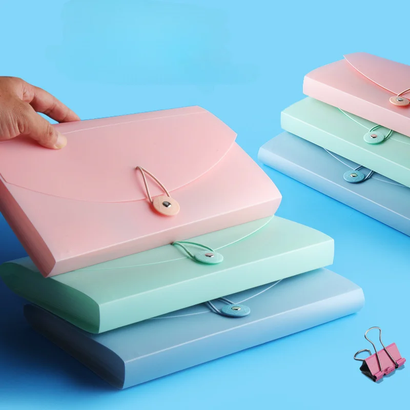 Expandable Accordion File Folder 13 Pockets - Erweiterbarer Aktenordner mit 13 Fächern, Akkordeon-Aktenmappen