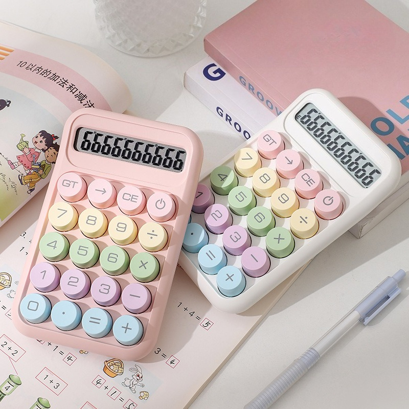 Scientific Calculator For Secondary School - Candy Cute Taschenrechner Bürorechner Lernrechner 10-stelliger