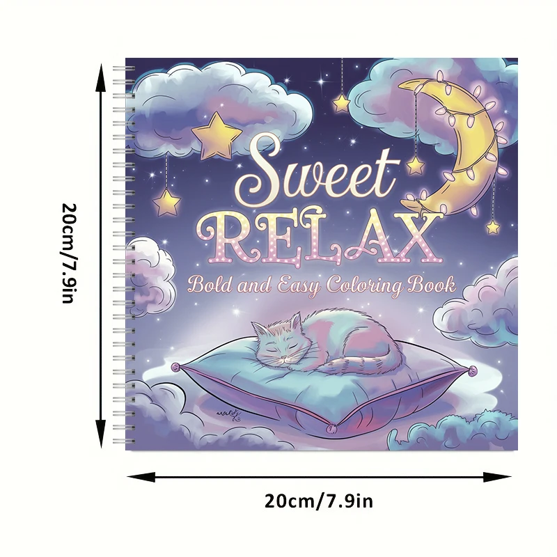 Malbuch „Sweet Relax“ für Erwa – School Supplies Bewertung und Preis