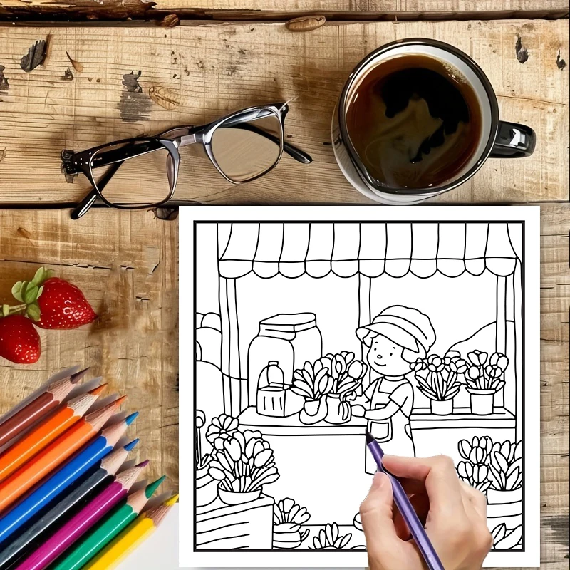 Malbuch „Sweet Relax“ für Erwa – School Supplies Bewertung und Preis