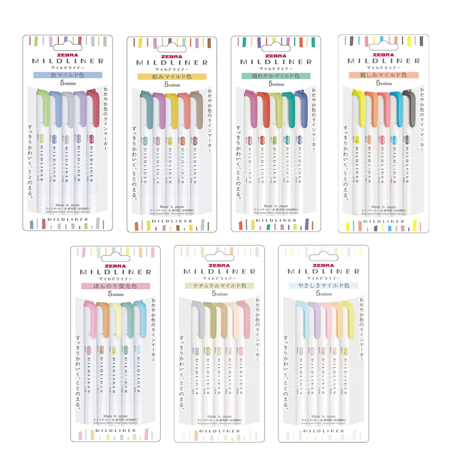 Zebra Mildliner Textmarker Pas – Pastel Highlighter Set Double Ended Bewertung und Preis