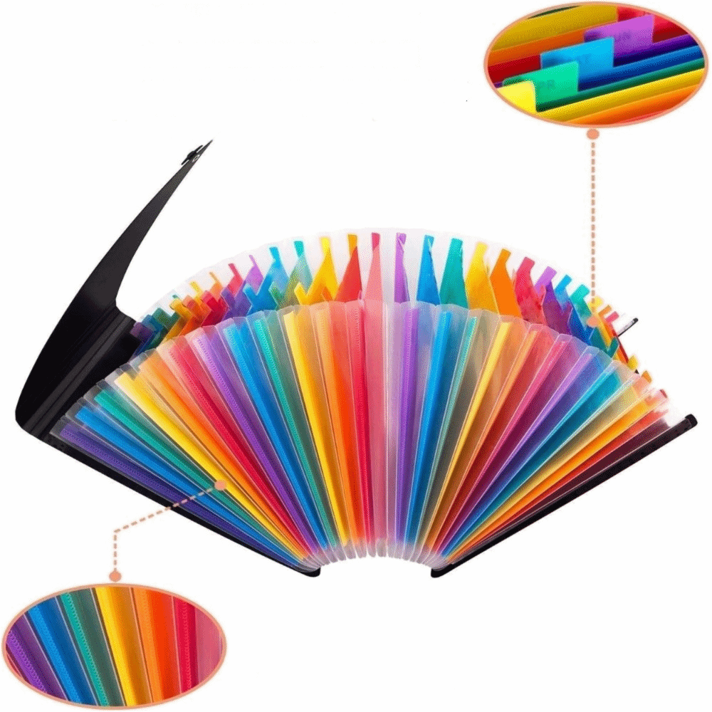 Tragbare 13/25-Fächer Erweiter – Expandable Accordion File Folder 13 Pockets Bewertung und Preis