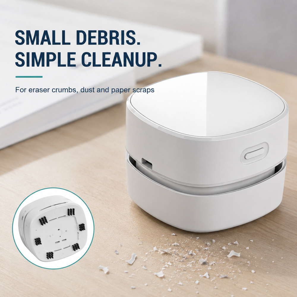 Tragbarer Desktop-Staubsauger, – Mini Desktop Vacuum Cleaner For Eraser Dust Bewertung und Preis